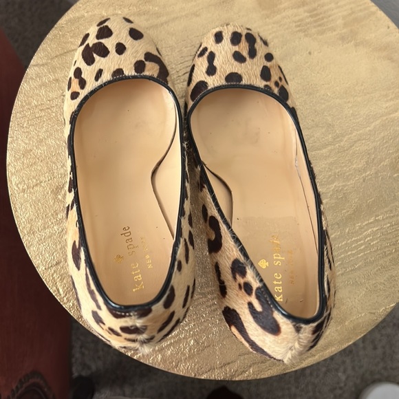 Kate Spade New York real fur cheetah/leopard print pump heels, size 7 womens - Picture 8 of 10